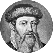 Portrait de Johannes Gutenberg